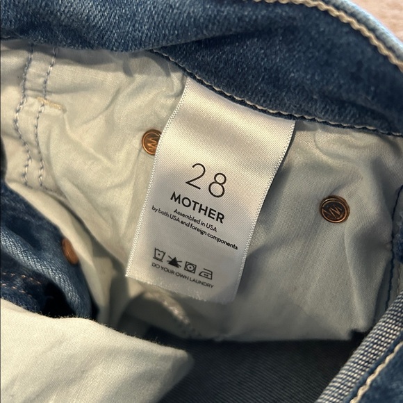 MOTHER High Rise Blue Jeans - Picture 5 of 8